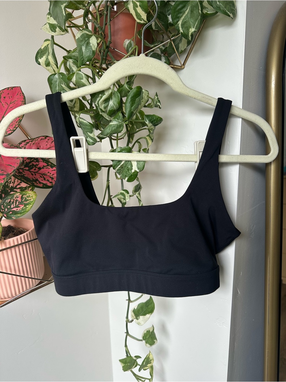 TALA Dayflex Black Square Neck Sports Bra